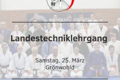Landestechniklehrgang am 25.03.2023